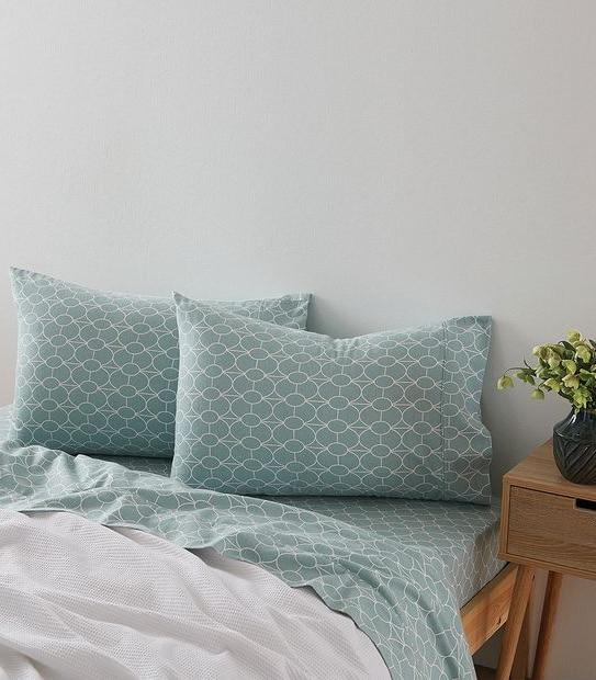 Printed Flannelette Sheet Set