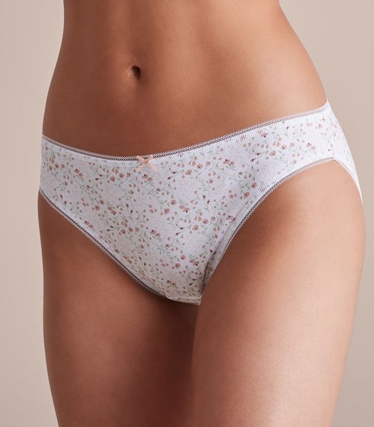 5 Pack Cotton/Elastane Bikini Briefs; Style: LBK183533