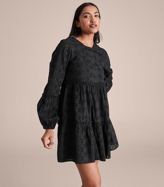 Broderie Smock Dress