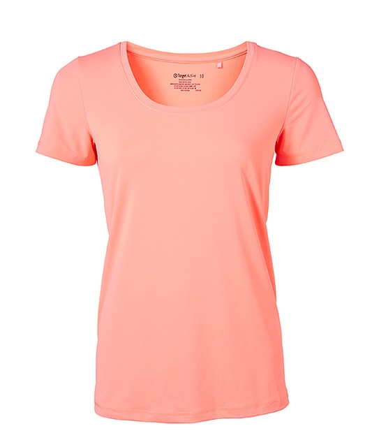 Active T-Shirt - Neon Coral