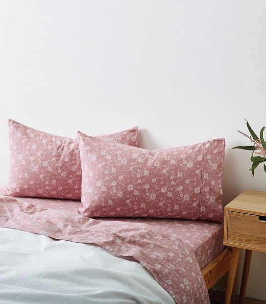 Printed Flannelette Sheet Set