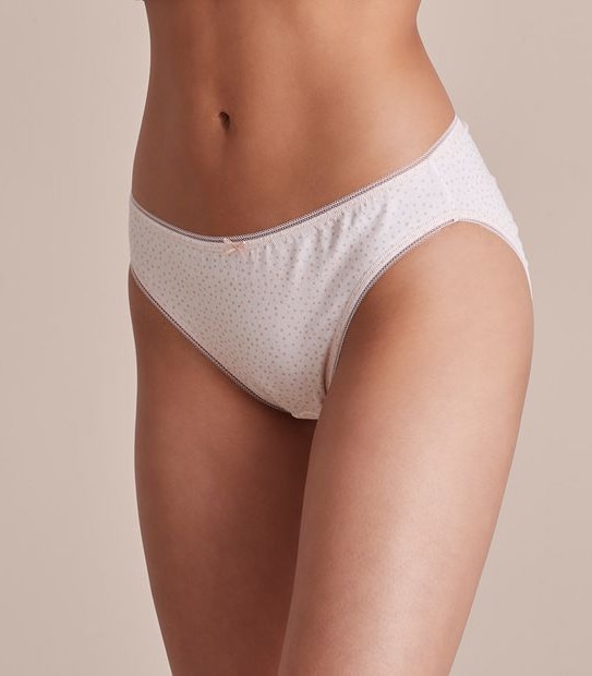 5 Pack Cotton/Elastane Bikini Briefs; Style: LBK183533