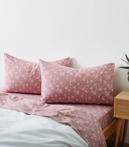 Printed Flannelette Sheet Set