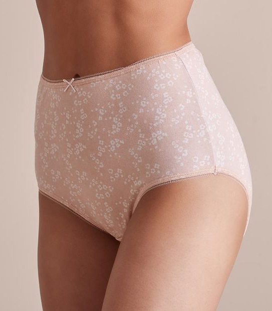 5 Pack Cotton/Elastane Full Briefs; Style: LFB183554