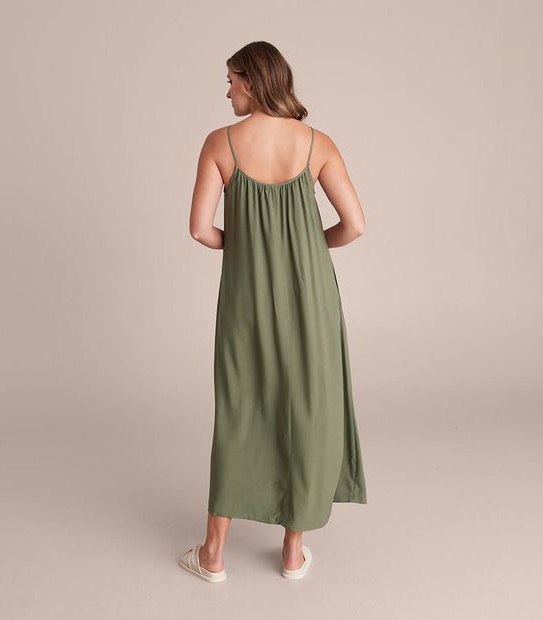 Resort Tie Front Maxi Dress