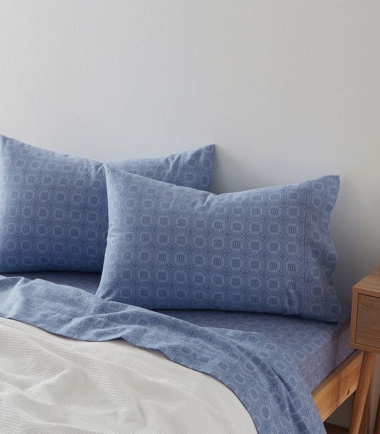 Printed Flannelette Sheet Set - King Bed