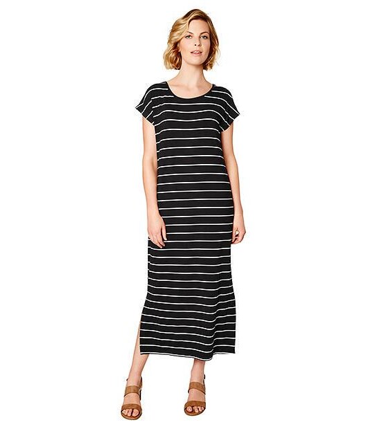 Split Back Maxi Dress