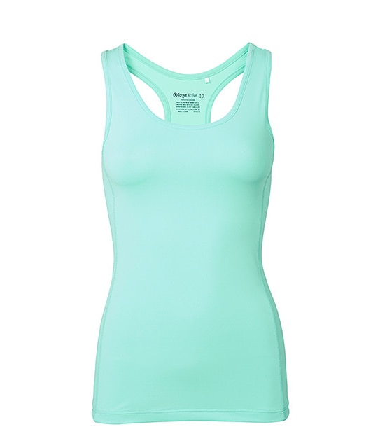 Active Racer Back Tank - Aqua