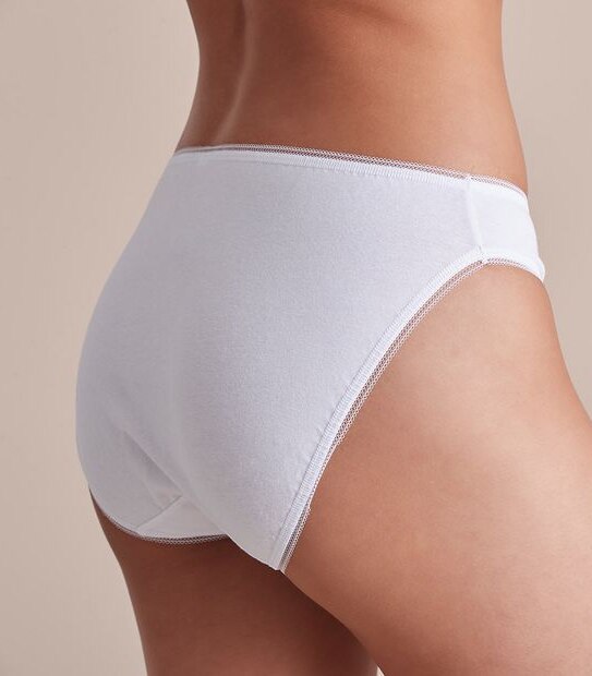 5 Pack Cotton/Elastane Bikini Briefs; Style: LBK183533