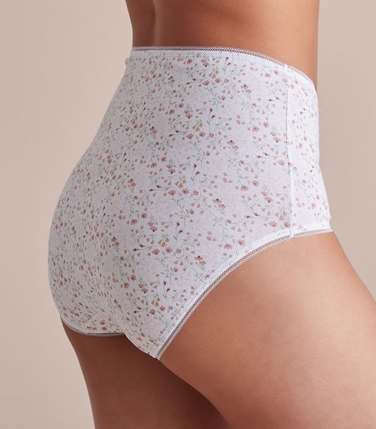 5 Pack Cotton/Elastane Full Briefs; Style: LFB183554