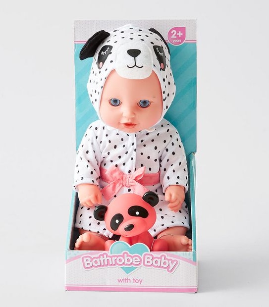 Bathrobe Baby With Toy