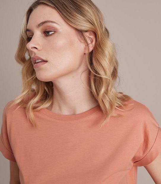 Preview Roll Cuff Supima T-Shirt