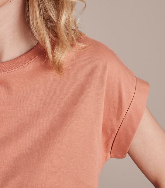 Preview Roll Cuff Supima T-Shirt