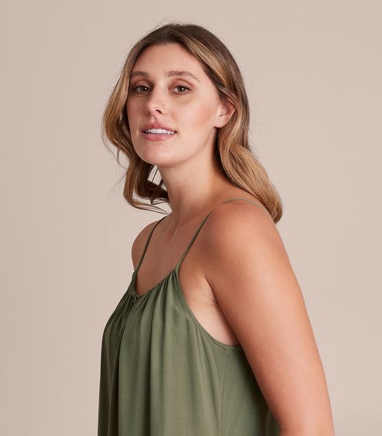 Resort Tie Front Maxi Dress