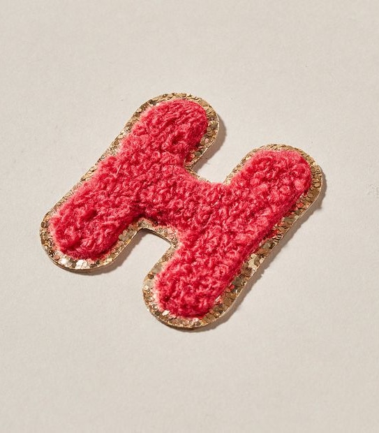 Stick on Patch - Letter H