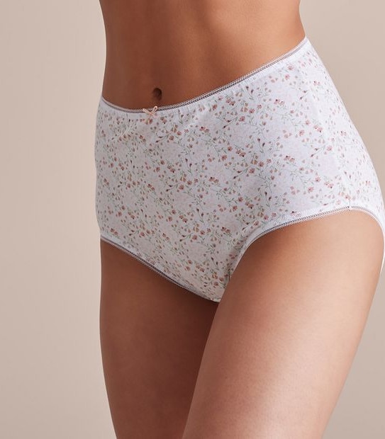 5 Pack Cotton/Elastane Full Briefs; Style: LFB183554