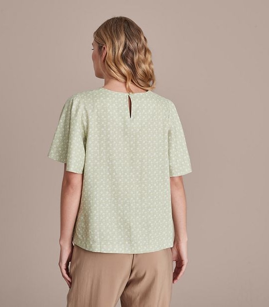 Preview Linen Blend Shell Top