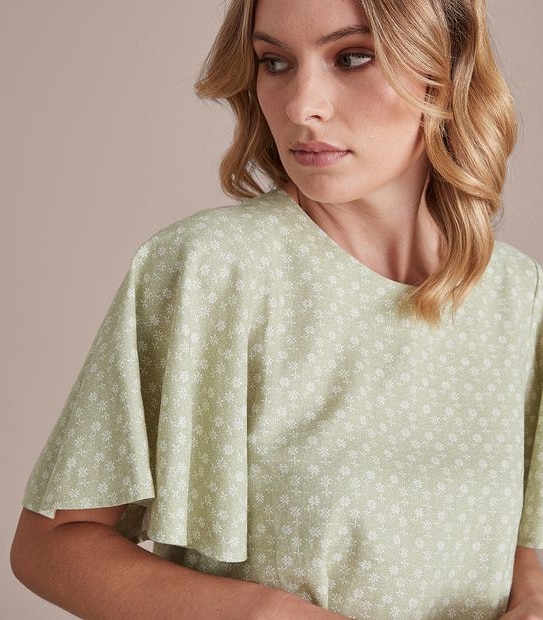 Preview Linen Blend Shell Top