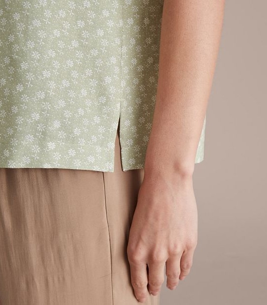 Preview Linen Blend Shell Top
