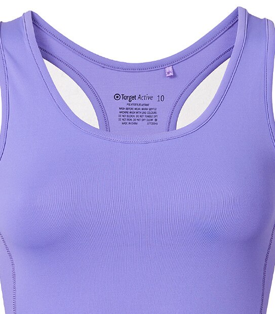 Active Racer Back Tank - Purple