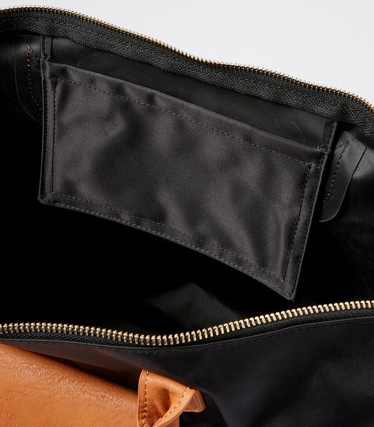 Large Nylon Tote Bag - Black