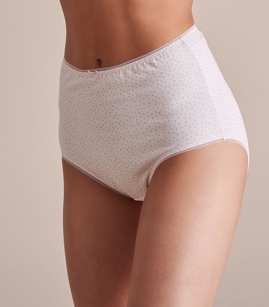 5 Pack Cotton/Elastane Full Briefs; Style: LFB183554