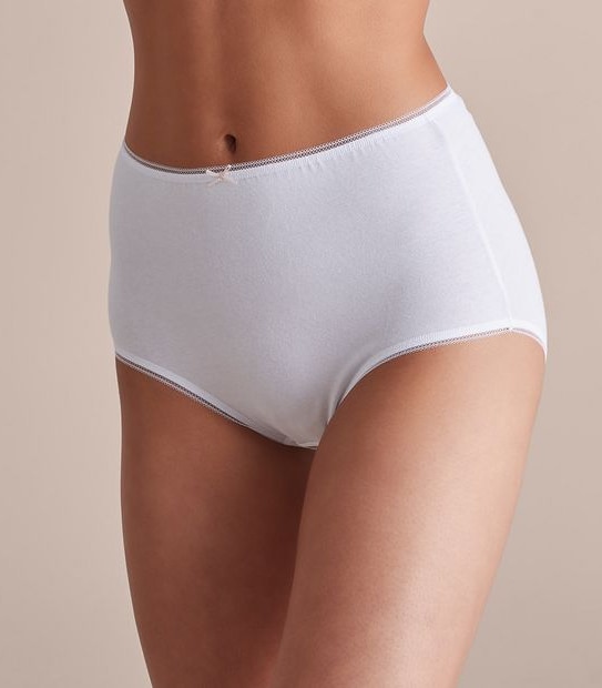 5 Pack Cotton/Elastane Full Briefs; Style: LFB183554