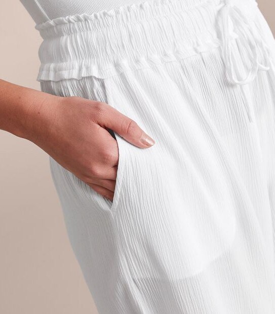 Resort Crinkle Culotte Pants