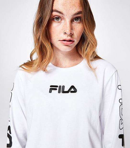 Fila Urban Celeste Long Sleeve T-Shirt - White