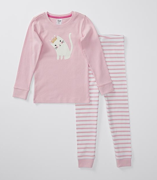 Princess Cat Long Sleeve Pyjama Set