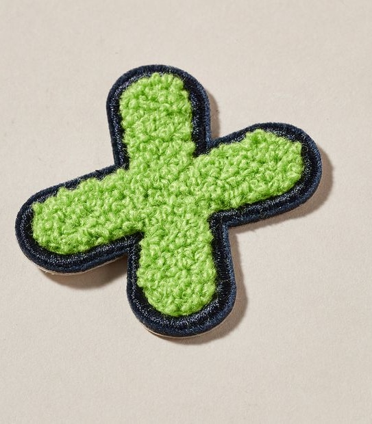 Stick on Patch - Letter X