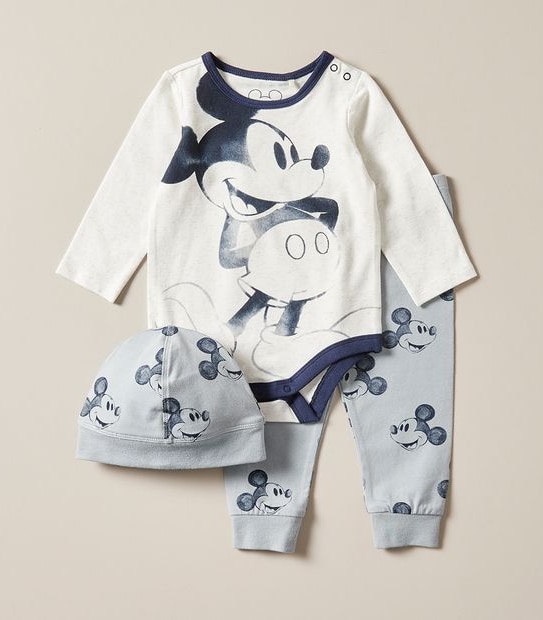3 Piece Disney Baby Mickey Mouse Set