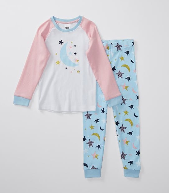 Moon & Stars Long Sleeve Pyjama Set