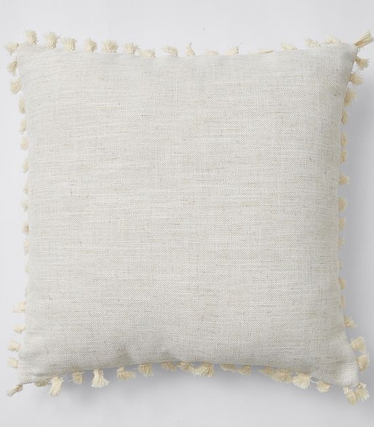 Marcella Tassel Textured Cushion