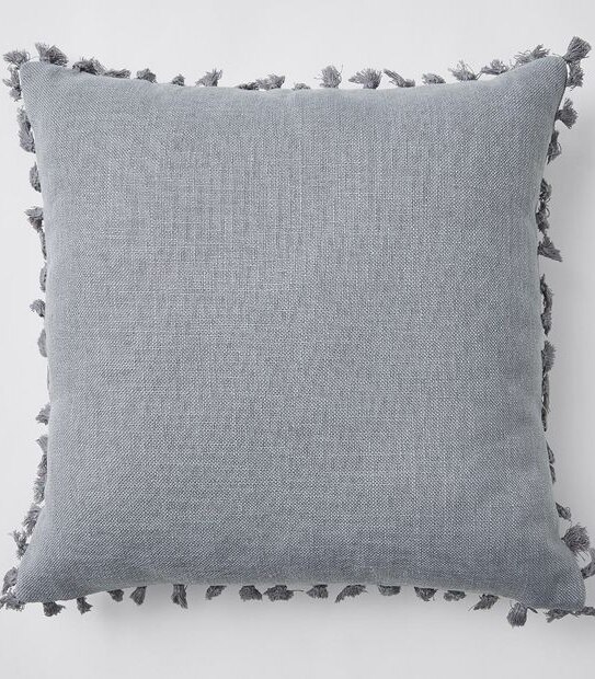 Marcella Tassel Textured Cushion