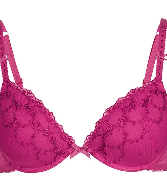 Lily Loves 2 Pack Underwire Bras - Fuchsia/Snow White