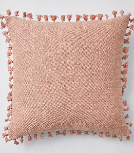Marcella Tassel Textured Cushion