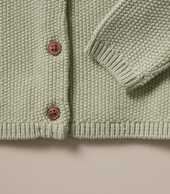 Baby Moss Knit Cardigan