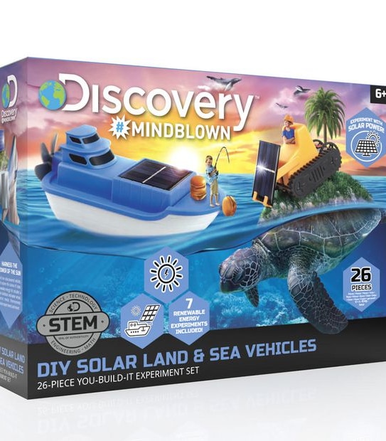 STEM Discovery #Mindblown DIY Solar Land and Sea Vehicles