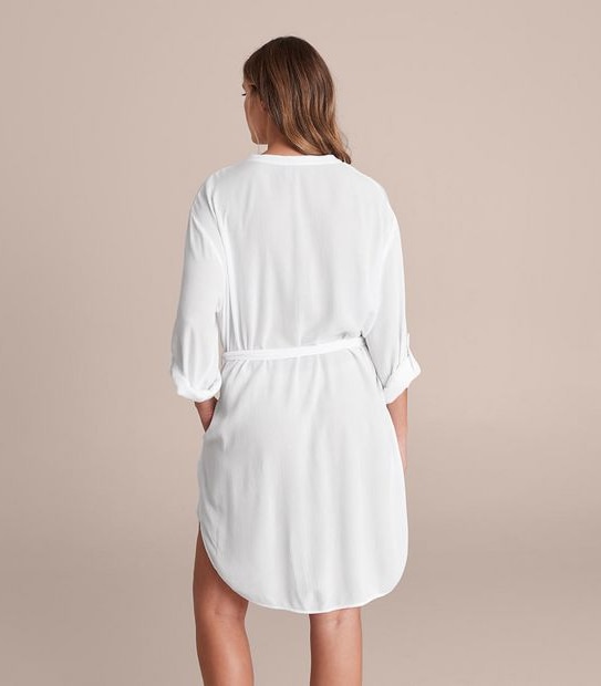 Resort Crinkle Shirt Dress