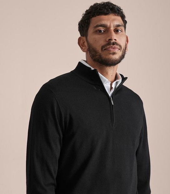 Preview Merino Wool 1/4 Zip Jumper