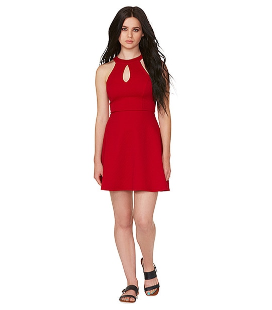 New Look Cut Out Front Skater Dress | Target Australia