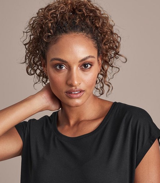 Active Cap Sleeve Mesh T-Shirt