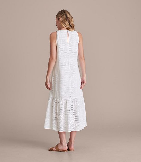 Preview Broderie Maxi Tiered Dress