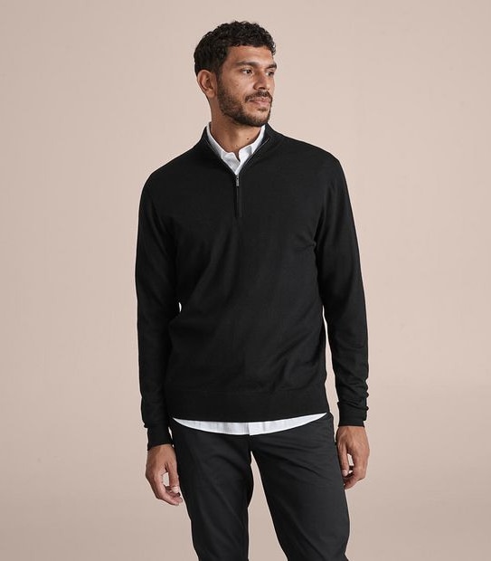 Preview Merino Wool 1/4 Zip Jumper