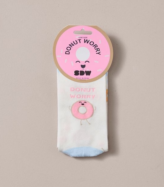 Simon De Winter Crew Cut Socks - Donut Worry