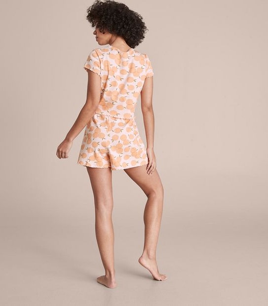Lily Loves Pointelle T-Shirt and Shorts Pyjama Set