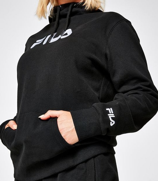 Fila Lenna Hooded Jumper - Black
