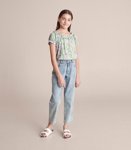 WX251774_03 S23 SS TEXTURED JERSEY TOP GREEN
