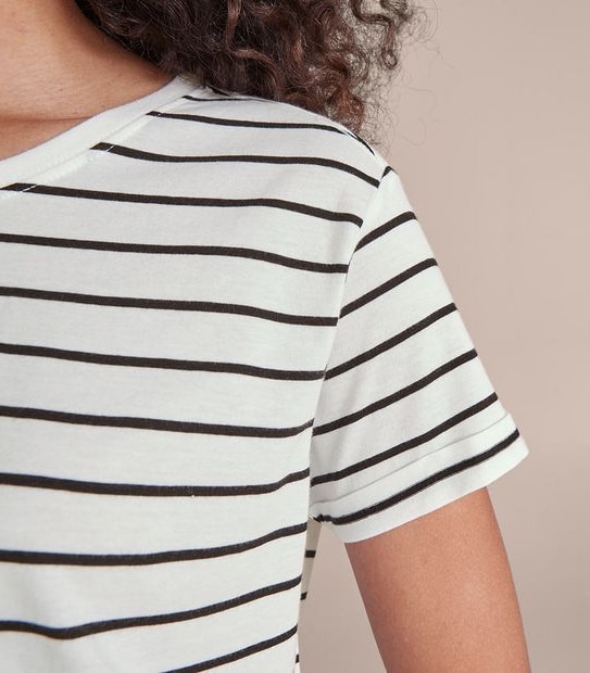 Cotton/Modal Relaxed Crew T-Shirt